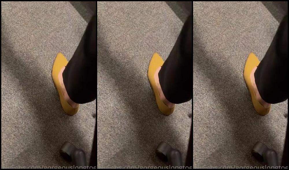 Gorgeous Long Toes Nicknamed Gorgeouslongtoes Onlyfans Shoesday Work Flats Sometimes I Go Barefoot In Flats Then Let Glt S Breathe Hope My Coworker