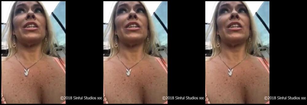 Savannah Steele Fingerbang While Driving Public