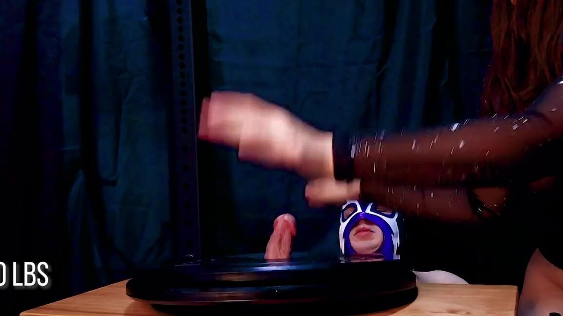 Dominafitness Onlyfans Decided To See Just How Much He Could Handle Loaded His Cock Like A Barbell To Establish The One