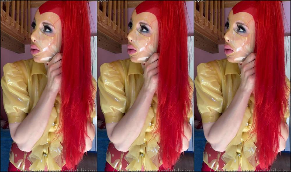 Mfetilicious Dressing Up For My Lovely Rubber Fans This Video Was Made During My Last Holiday In F