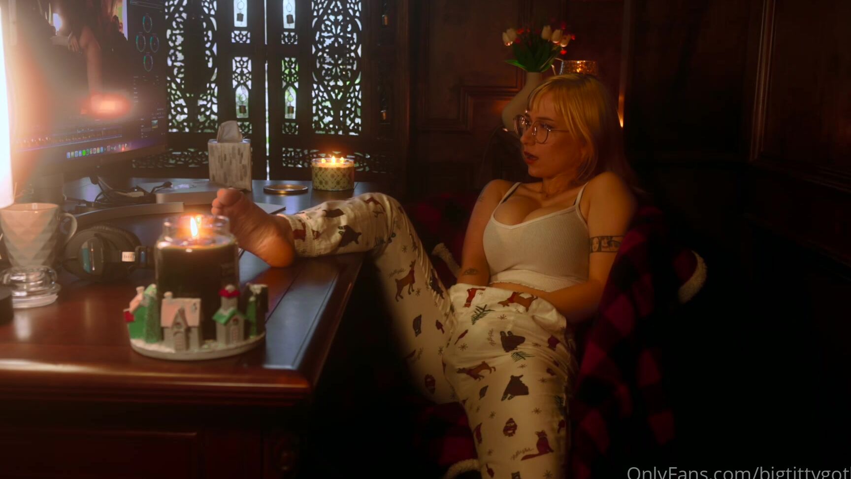 Bigtittygothegg Goth Egg S Christmas Part Candles And Warm Cozy