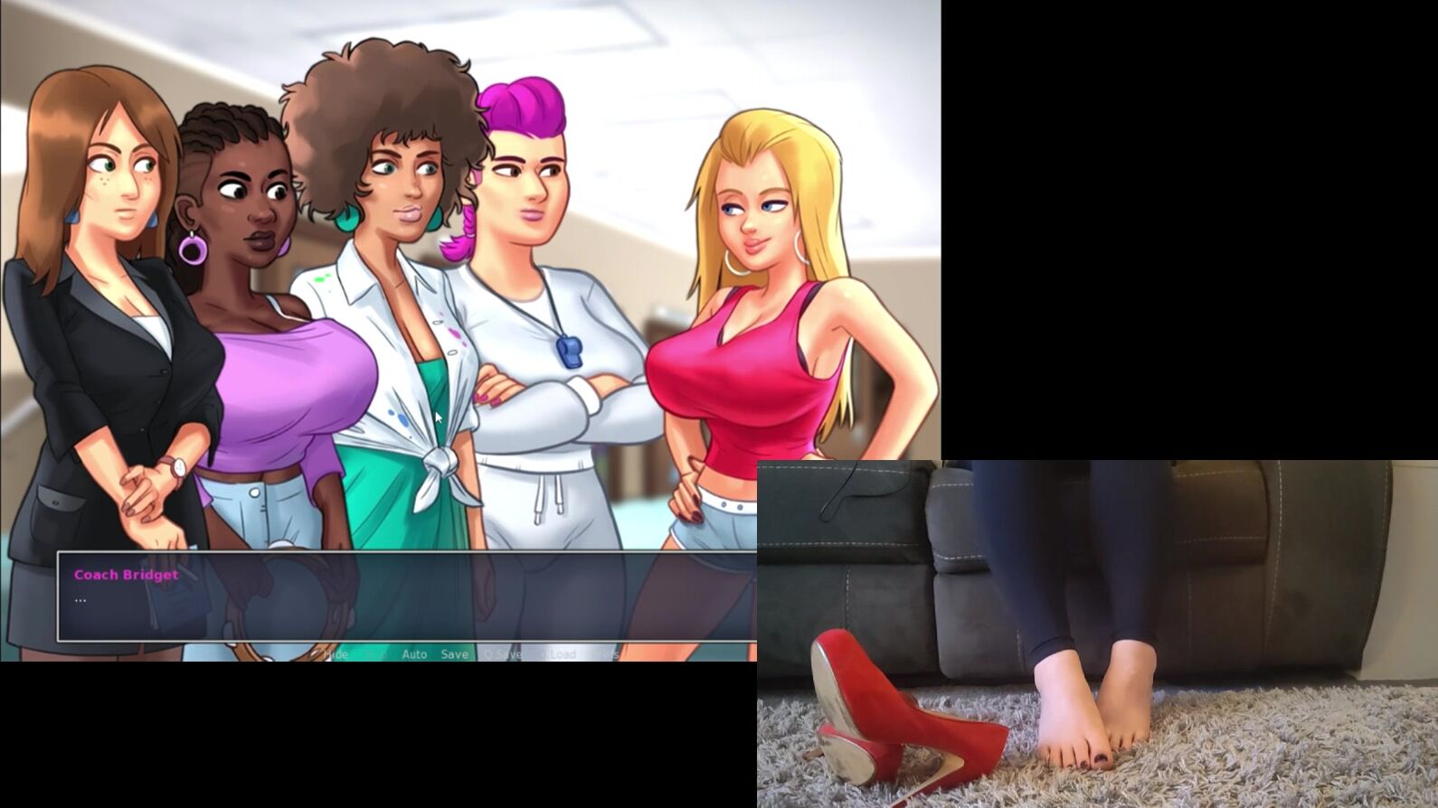 Kayties Feet Episode Of Summertime Saga With Feet Cam We Re Getting Hotter X