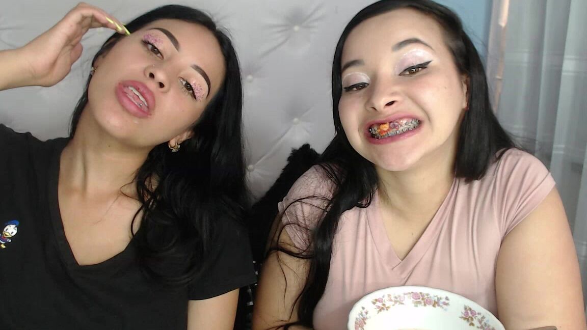Braces,Food,Eating,Mouth Fetish,SFW miaisabella3 nasty cereal braces ManyVids
