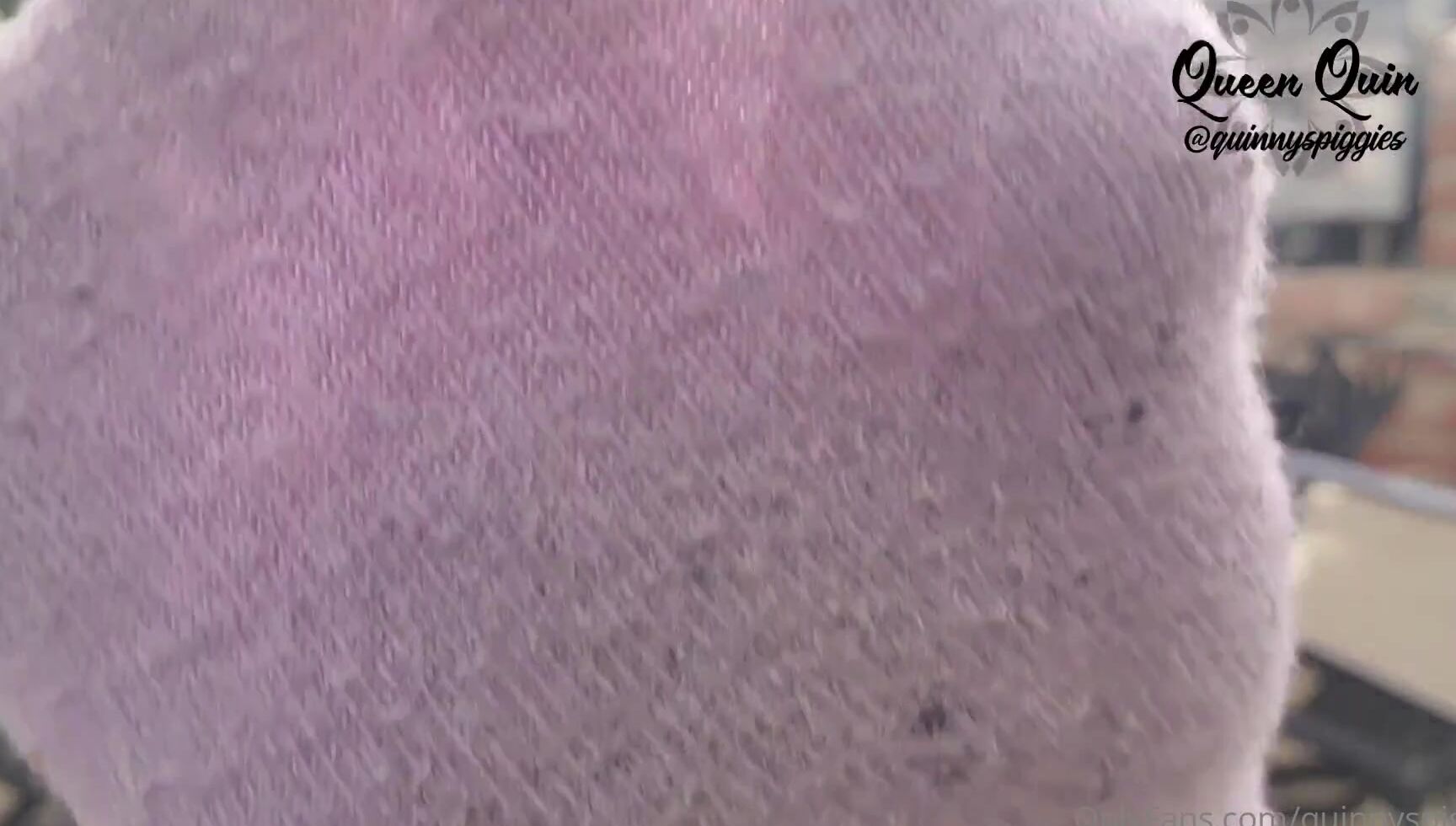 Quinnyspiggies Passionate Foot Sock Sniffing After My Work Out I Smell My Socks Deeply And Intensely B