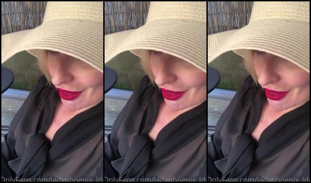 Lady Phoenix Nicknamed Ladyphoenix Ldn Onlyfans Video Retro Friday It S One Of Those Days When I Can T Resist Going On My Balcony Wearing My Coppe