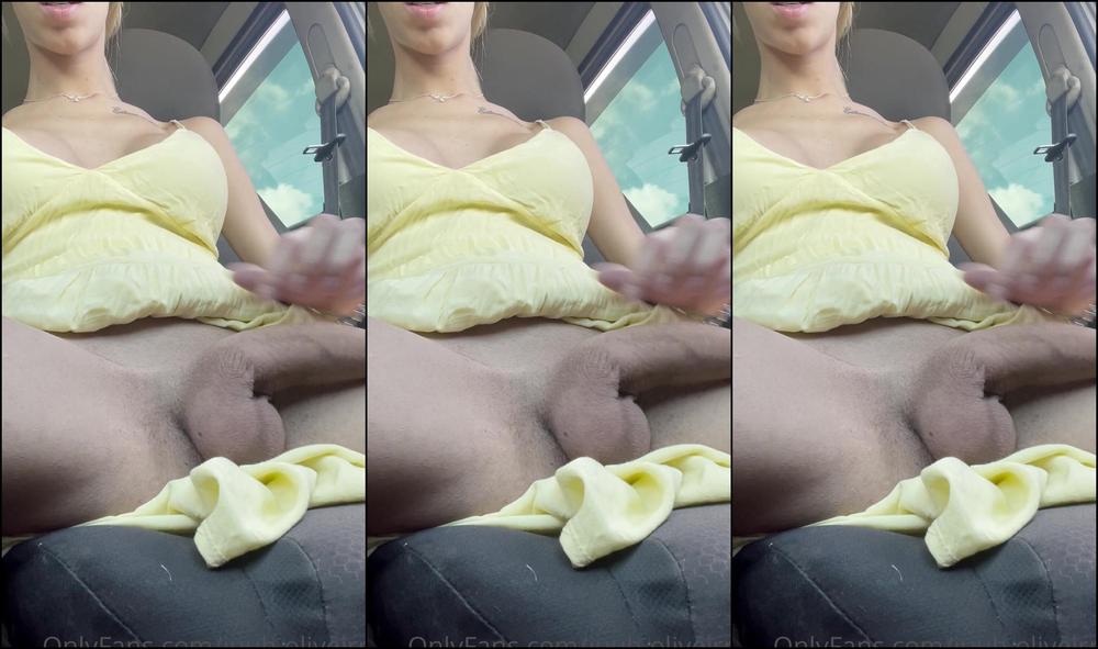 Juuh Oliveirra 2408599220 03 30 2022 I Came Out In A Yellow Dress And Jerked Off My Car