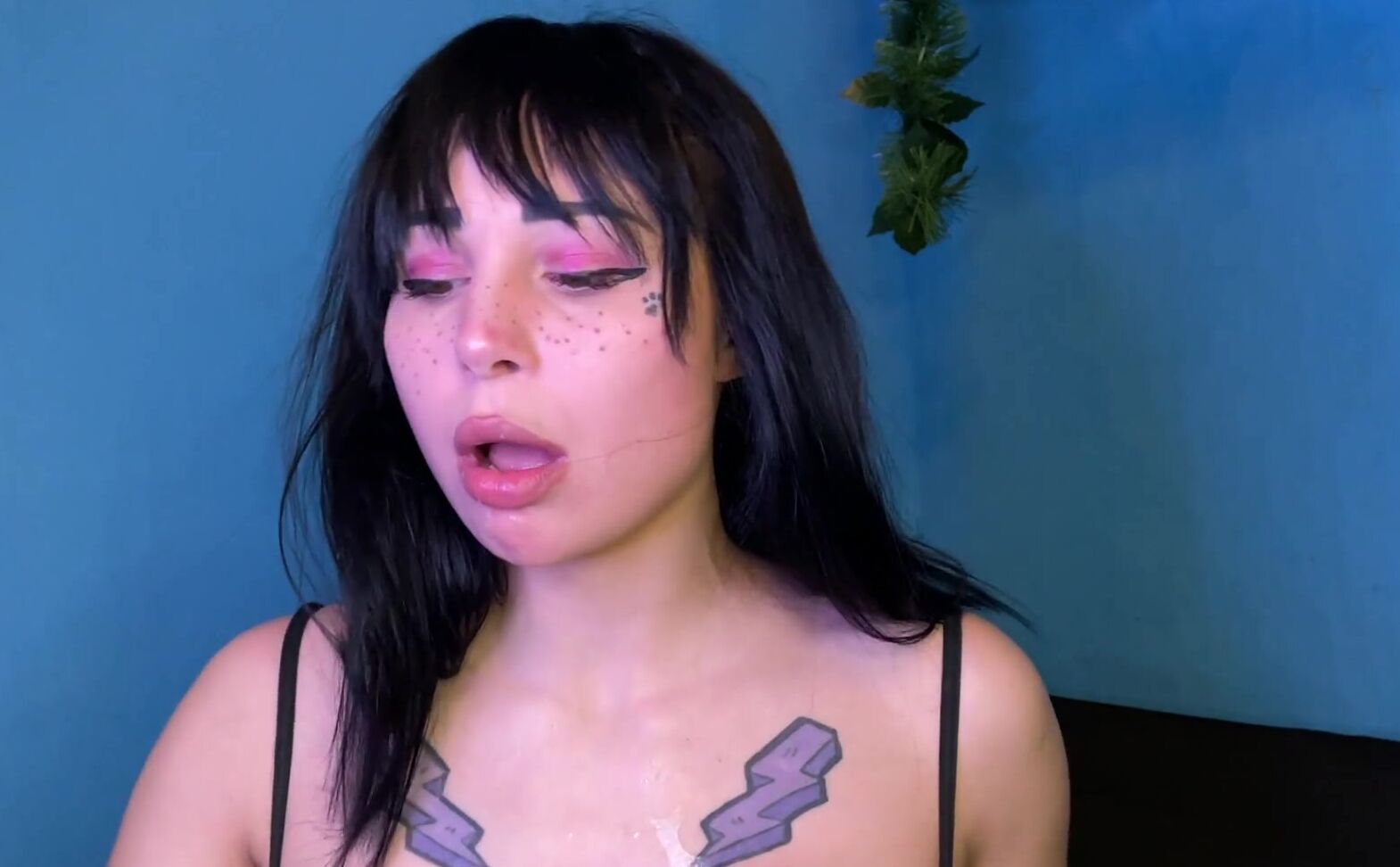 Eating, Food, Kink, Mouth Fetish, Swallowing / Drooling i-m-swallowing-fruits-neck-fetish ManyVids