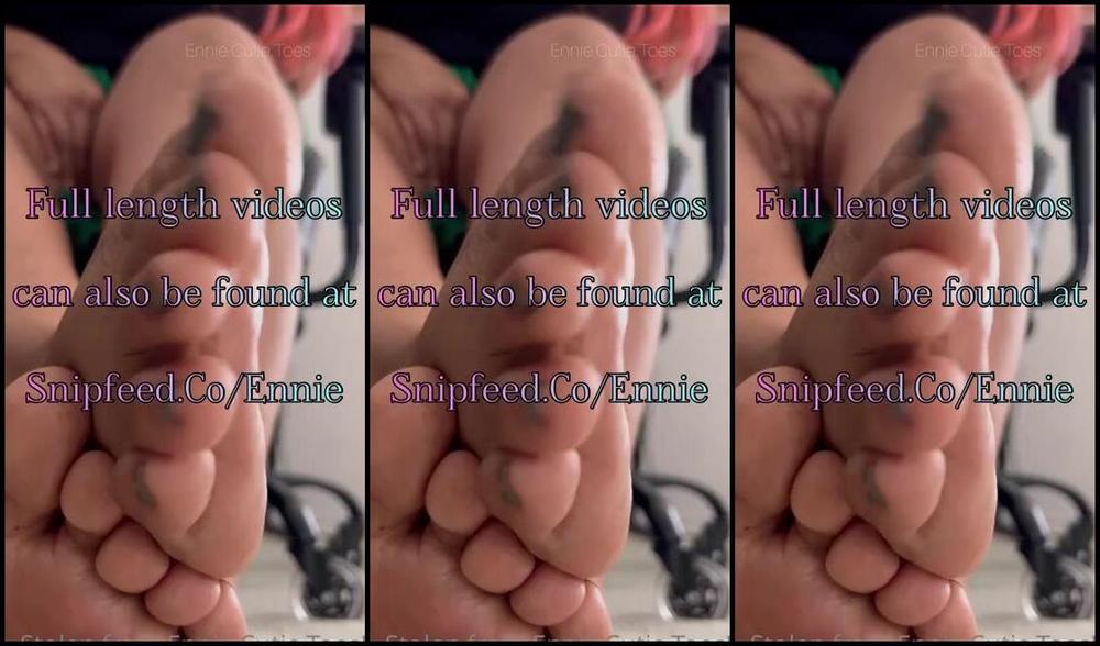 Ennie S Toes And Soles Nicknamed Enniestoes Onlyfans Thanks To Those Who Voted Here S A Sexy Sole View With A Countdown