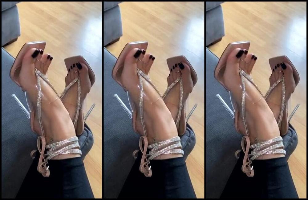 Footsiegalore Onlyfans Dazzling You With These Heels 1