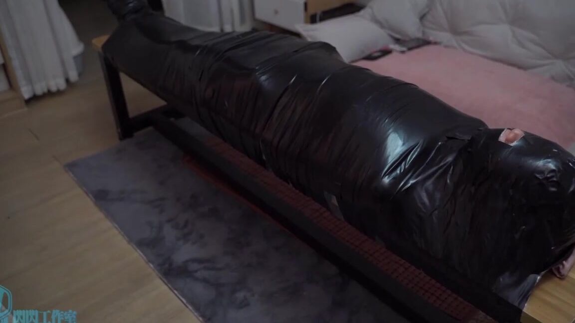 Studio Bling A Mummy Bound To A Bench