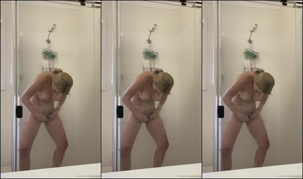 Breelouisexoxo Full Shower Vid Washing Hair Shaving And Drying
