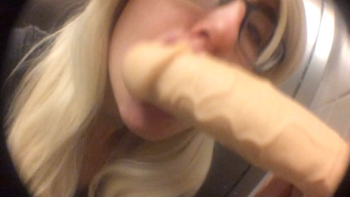 "happylilcamgirl" eyeglasses, gloryhole, publicblowjob, publictoilet, shorthair Public Airport Bathroom Blowjob manyvids