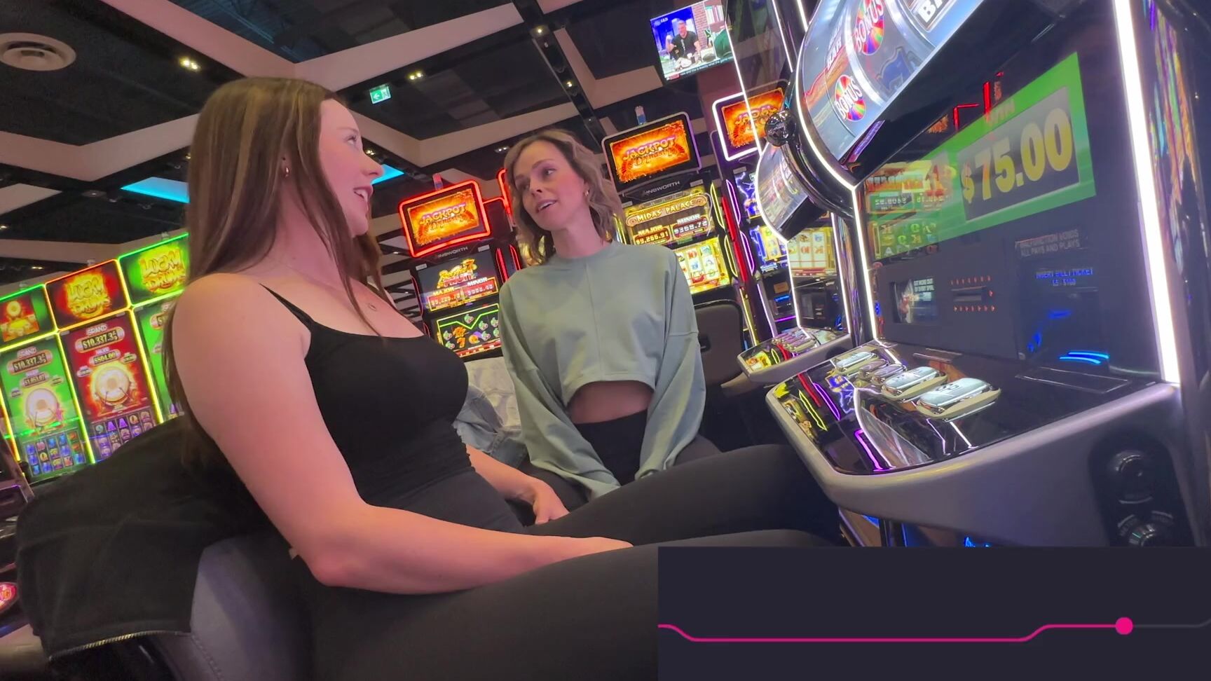 Nadia Foxx Serenity Cox And Nadia Foxx Try Not To Cum While Chasing A Jackpot 667C8Eb88826D