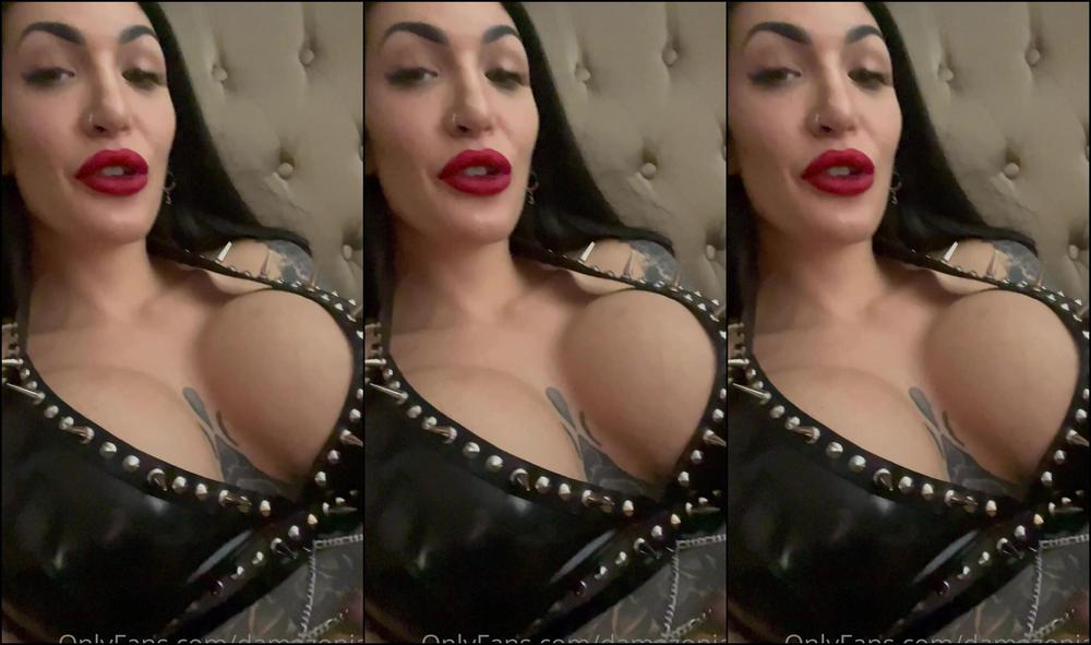 Mistress Damazonia Come Back Here In An Hour I Will Go Live