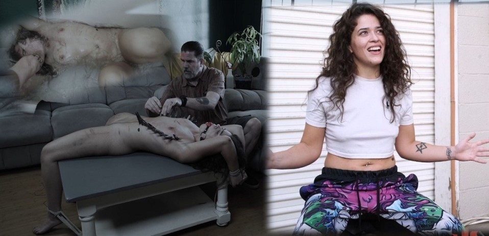 Clothespins, Choking, Ball Gag, Water Boarding, Bondage, BDSM, Caning Victoria Voxxx - Diary of a Madman, Episode 4 Problem Solved Kink.com