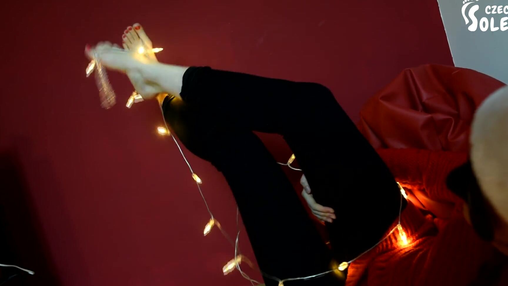 Czech Soles Special Christmas Sexy Barefoot Teasing (Foot Fetish, Young Feet, Soles) Czech Soles