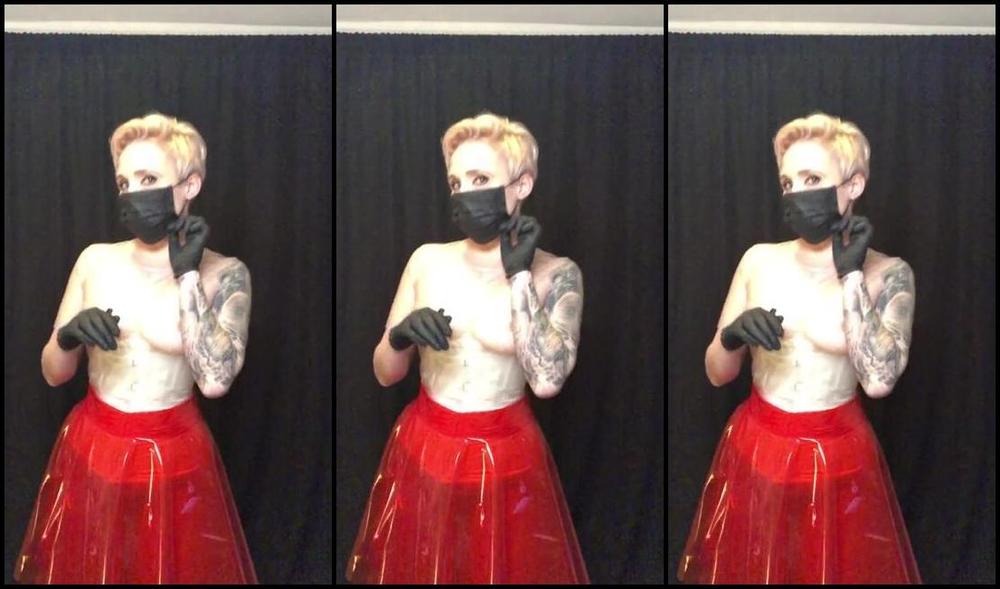 Miss Ruby Marks An Extra Special S Inspired Pvc Medical Outfit Plastic Plast