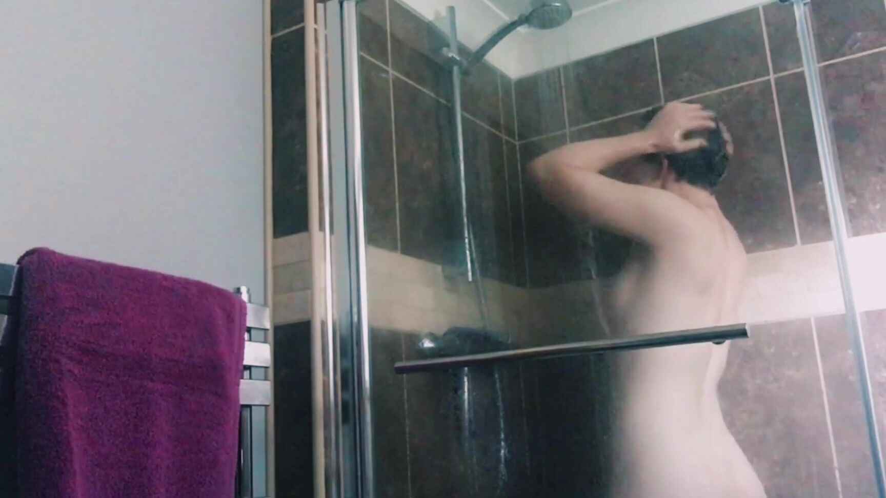 Helen Hidden Camera Spy On Me Whist I Take A Hot Steamy Shower