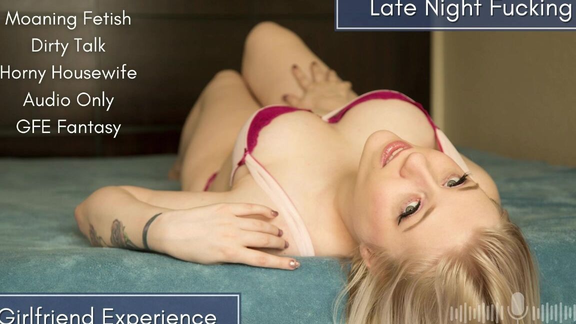 "VioletOctober" audio only, dirty talking, gfe, housewives, moaning fetish Late Night Fucking You Audio Only manyvids