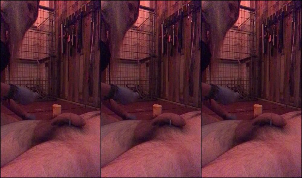 Lady Dark Angel Video Clip Of My Guy Trying Needle Play For The First Time Video Shows Needles In His Cock He Did Actually Do Though Needleplay