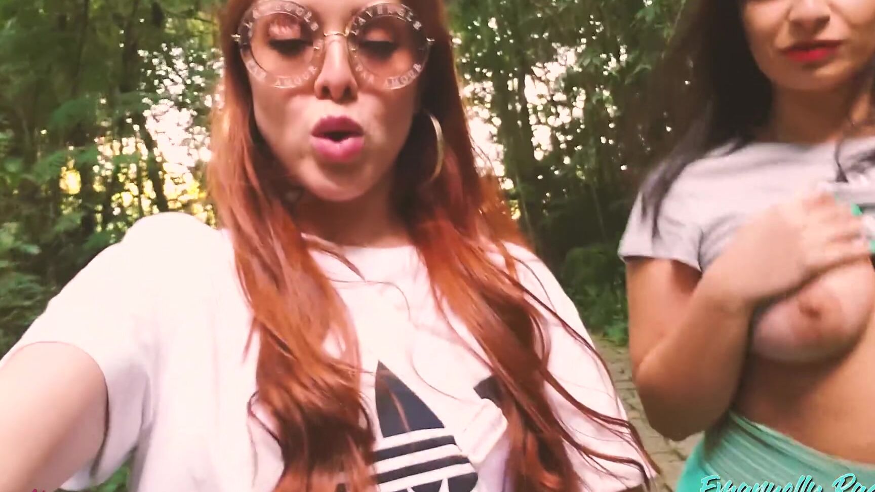 Maru Karv Fun with my HOT Big Boobs Friend Emanuelly Raquel in PUBLIC Butt and Boobs PornHubPremium