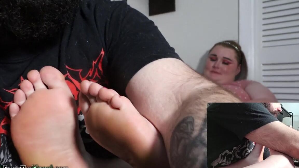Feet From The Street Feet From The Street Big Bbw Filling Up My Mouth Foot Worship And Ticklingp