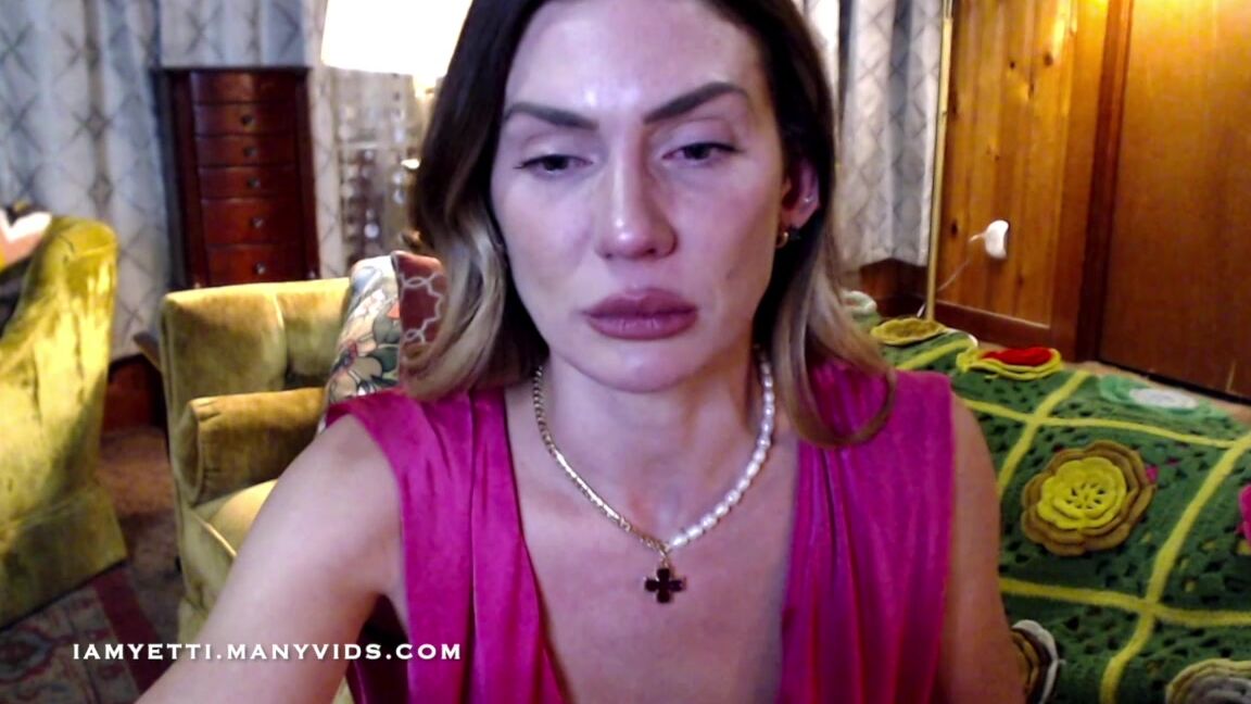 "Iamyetti" crying, hairy bush, slave, slave training, submissive sluts SLAVE GIRL CRIES Manyvids