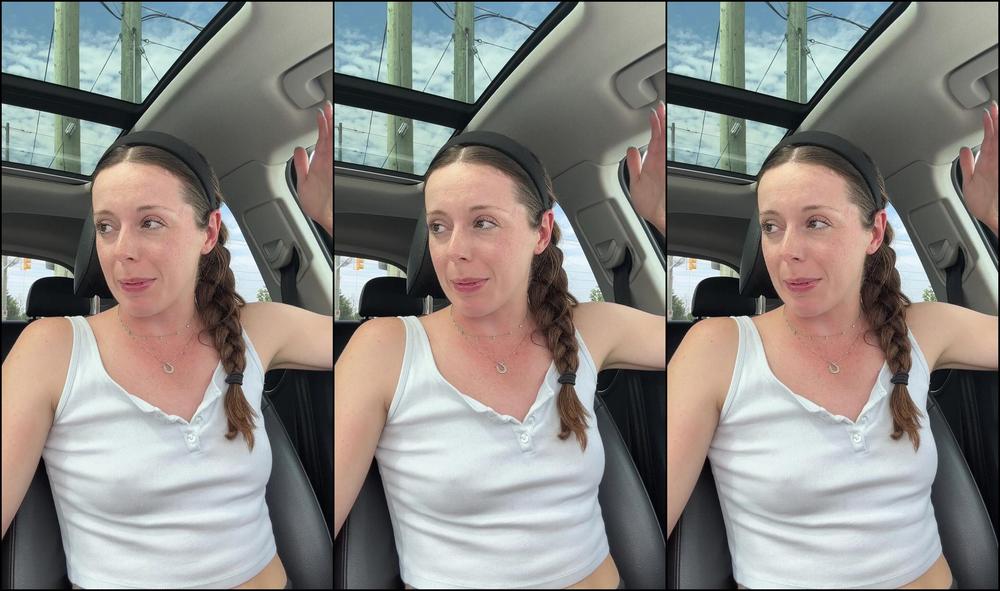 Nadia Foxx Trying Out A Cute New Vibrator In A Busy Parking Lot 668Dbed61206A