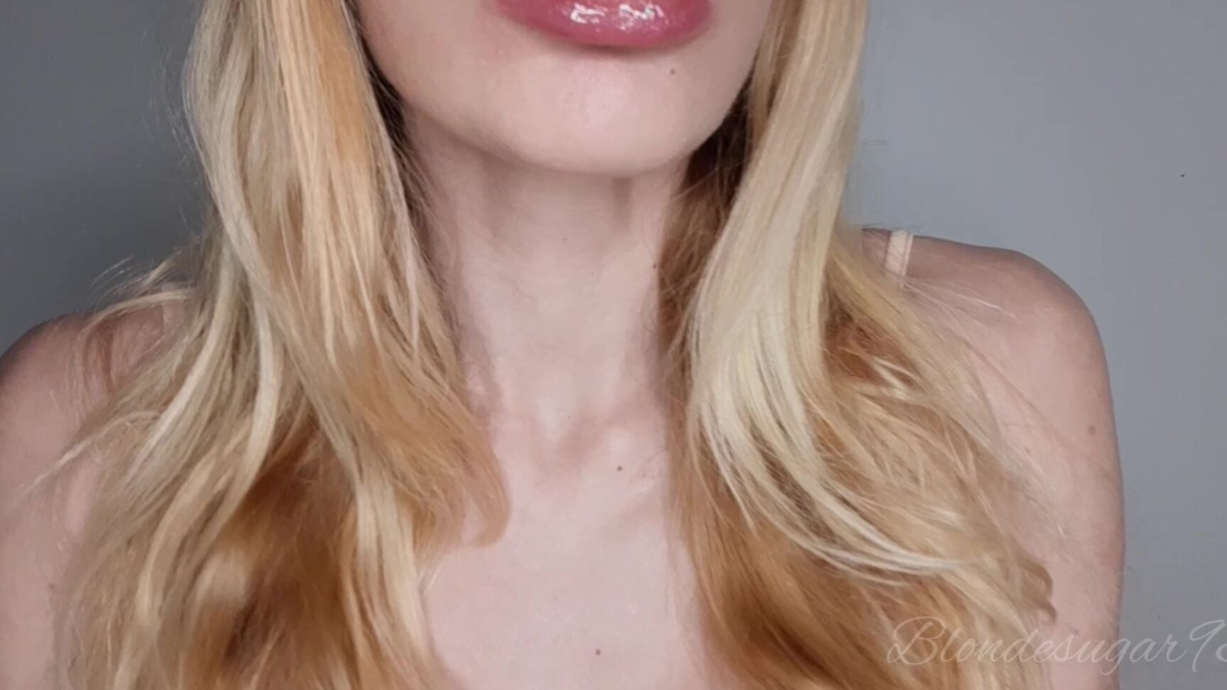 "Blondesugar93" femdom, lipfetish, lipgloss, lips, sfw, spitfetish Taste my spit manyvids