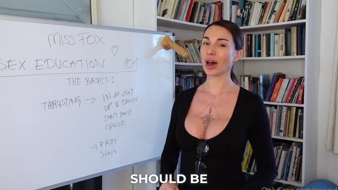 Roxysdream Onlyfans Here Is The Pg Version Of My New Education Series With Miss Fox The Sex Teacher You Wish You Hadp