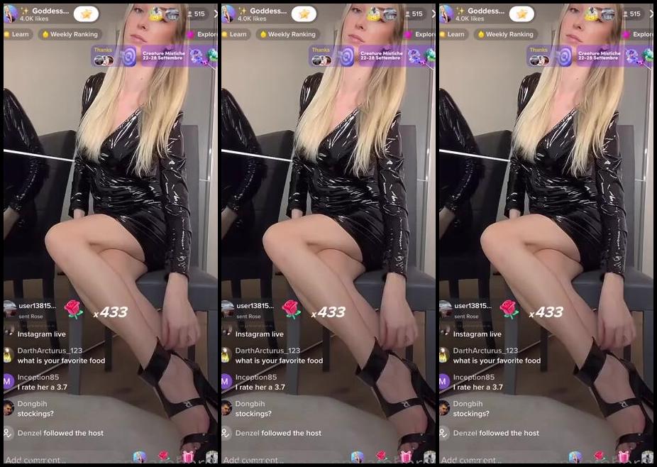 Goddess Amber Aka Amber00 Onlyfans Take Off Heels During My Live Yesterday Send A Tribute 2 Xea