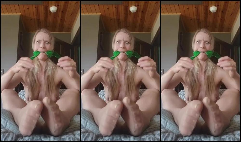 Claire Irons Nicknamed Claireirons Onlyfans Gag Gag Gag Time With A Touch Of Nylonfoot Tease Have A Fun And Safe Weekend