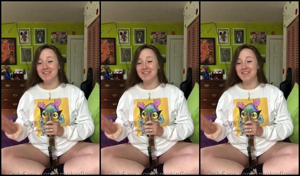 Goddess Flower Nicknamed Smokinflowers Foot Fetish 04 25 2023 Onlyfans Video Boobs And Bong Rips Ft Yq