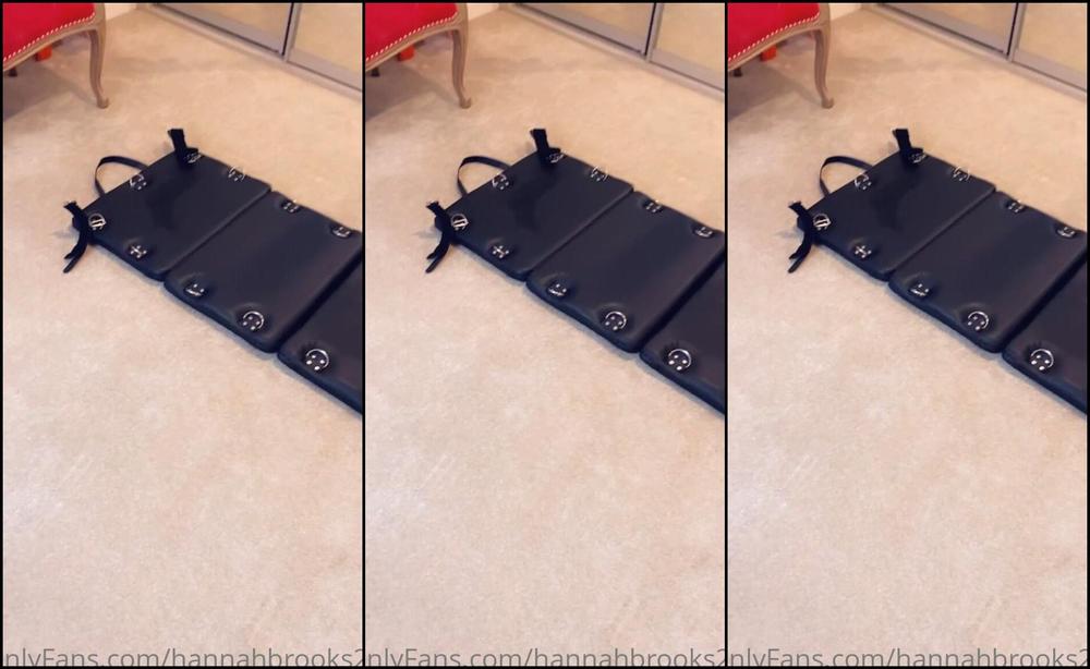 Hannahbrooks A Cheeky Update And A Look At My Bondage Bed Xxx