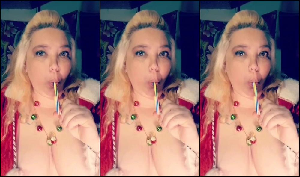 Mizz Sunflower Candy Cane Licker