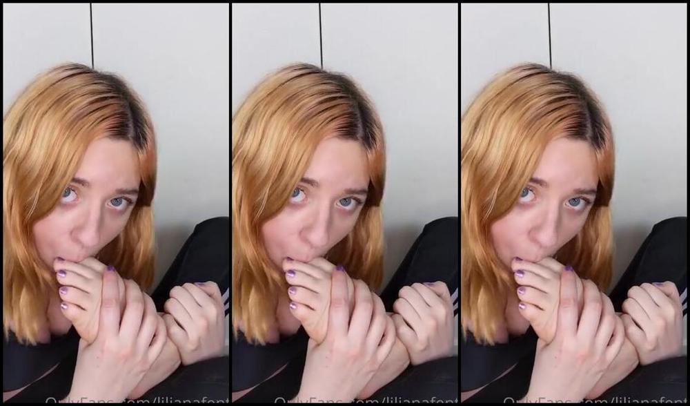 Liliana Fenty Nicknamed Lilianafenty Onlyfans Post Yoga Sweaty Sock Sniffing And Self Worship My Feet Smelled Super Cheesy