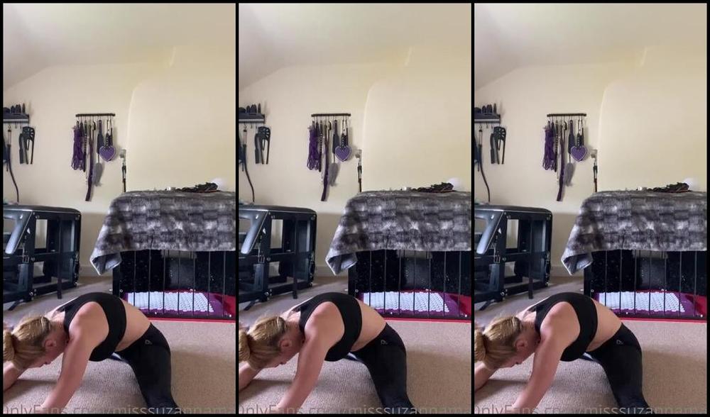 Misssuzannamax Onlyfans A Rare Treat For You Letting You Be The Voyeur After A Workout I M Inviting You To Watch