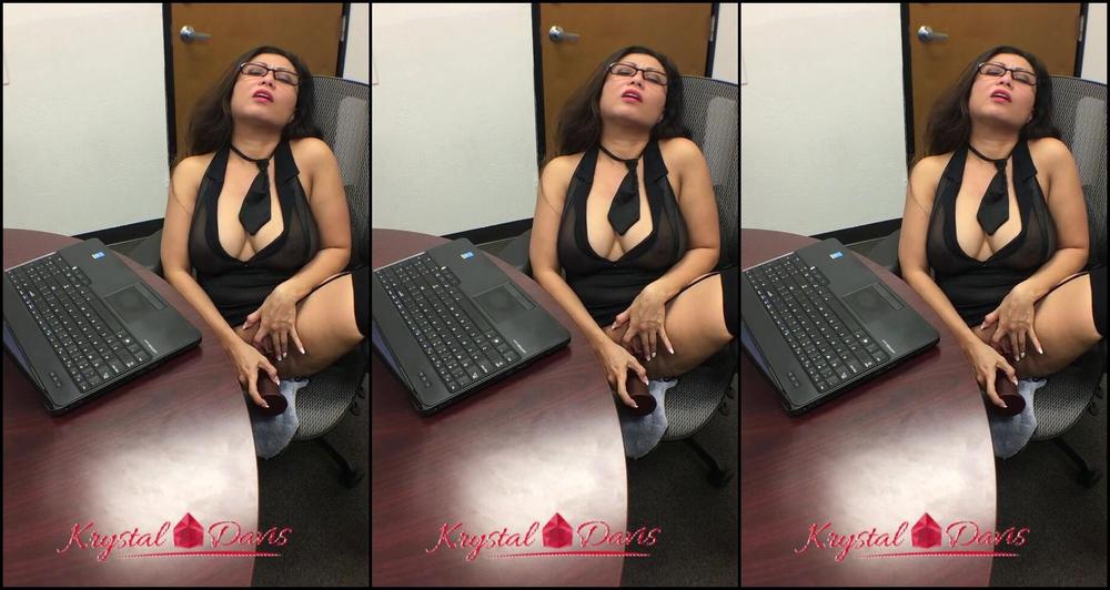 Costume,Fantasy,Asian,Dildo Fucking,MILF krystal davis office fantasy bbc dildo play ManyVids