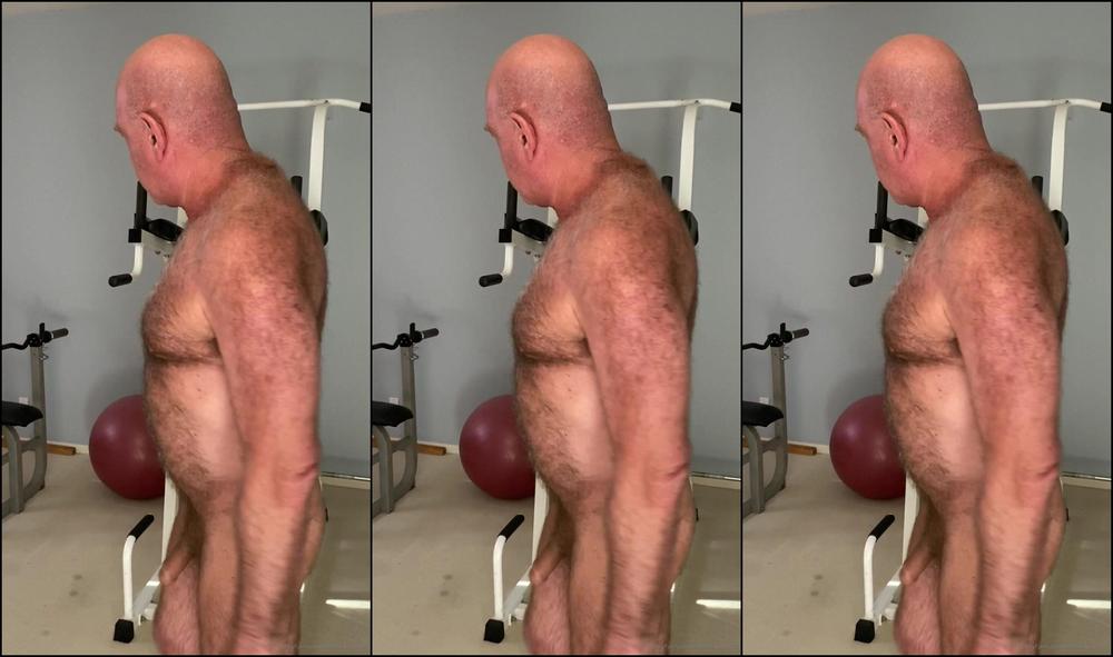 Maestroclaudio Working Out Naked In My Home Gym