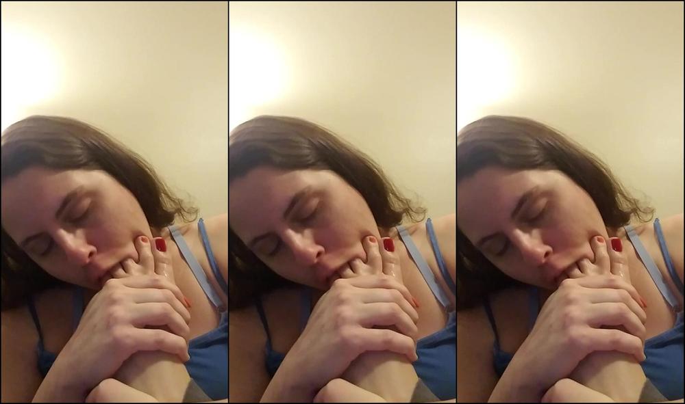 Premiumbrandy Rainbow Toes Self Worship I Sensually Suck And Lick My Toes Paying Attention To Each Toe