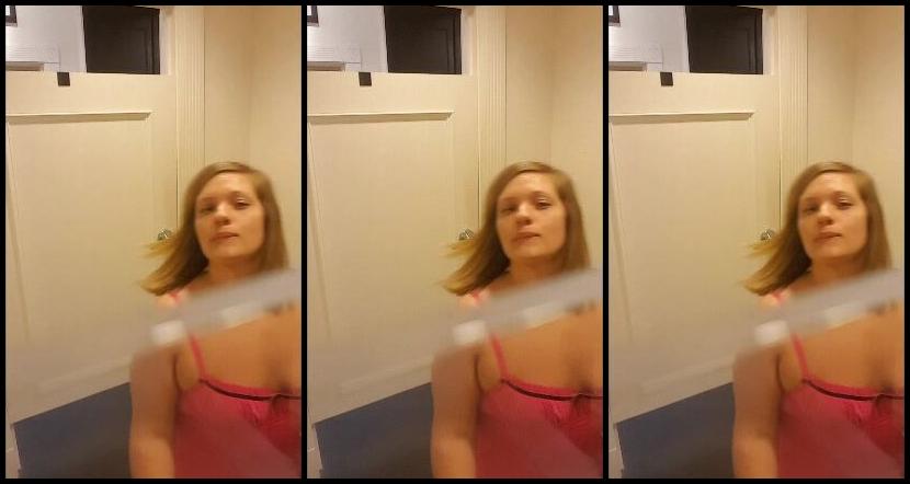 Thischick Trying On Lingerie At Victorias Secret