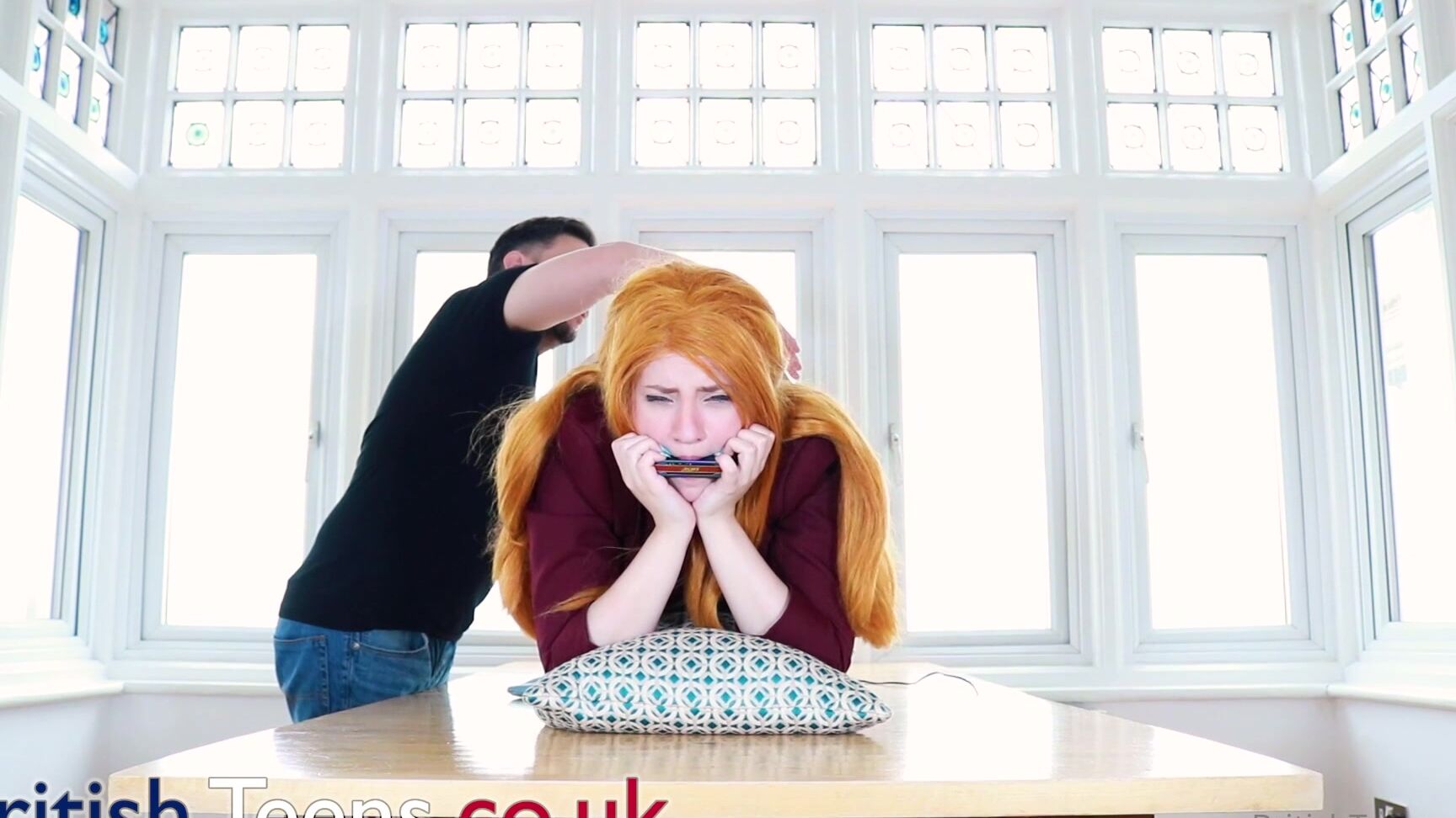 Britishteens Victoria Greene S Harmonica Of Pain Stunning British Redhead Victoria