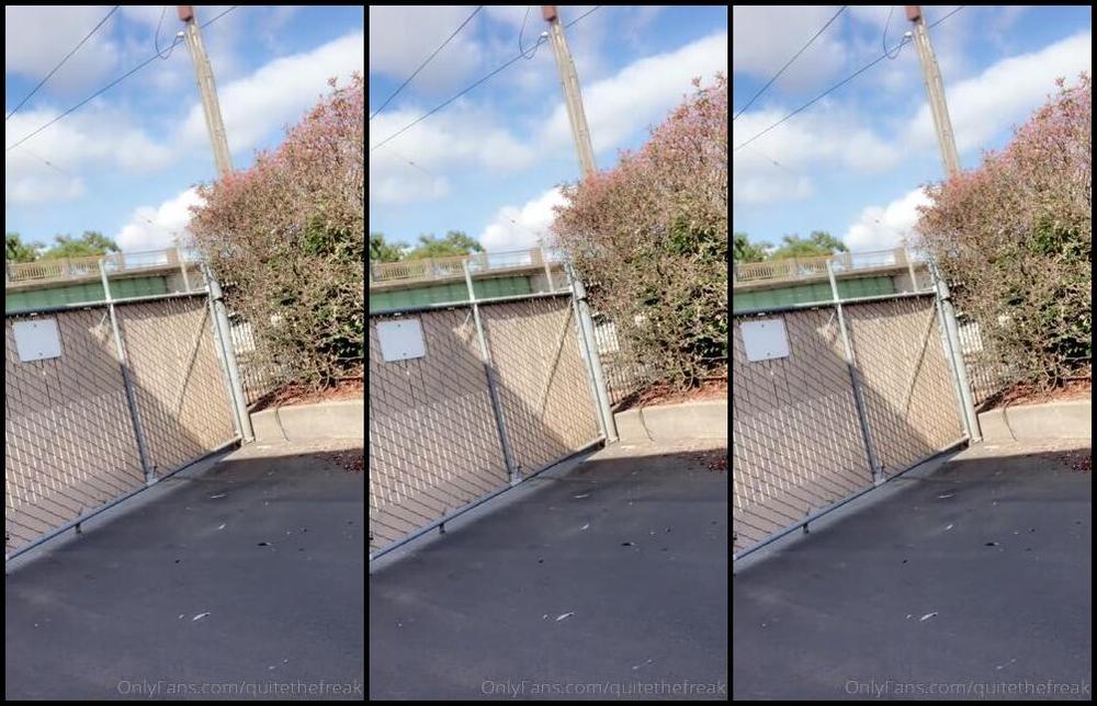 Quitethefreak Smoking Topless Outside