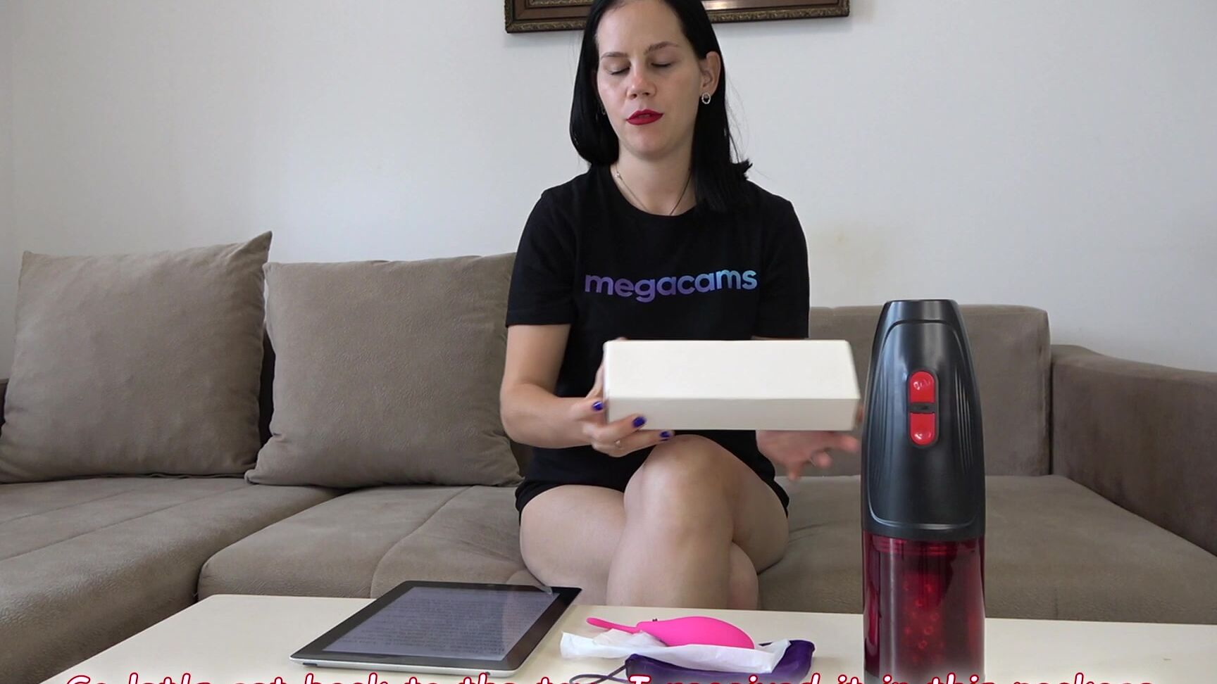 Amateur, Brunette, Solo Female, Toys, Vibrator anna-unboxing-sohimis-new-toy ManyVids