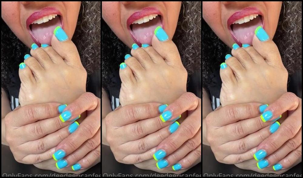 Deedeericanfeet Onlyfans As Requested Closeup Of My Selfworship