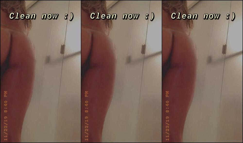 Missmahleesah Made So Much Creamy Cum Then Got Clean Enjoy