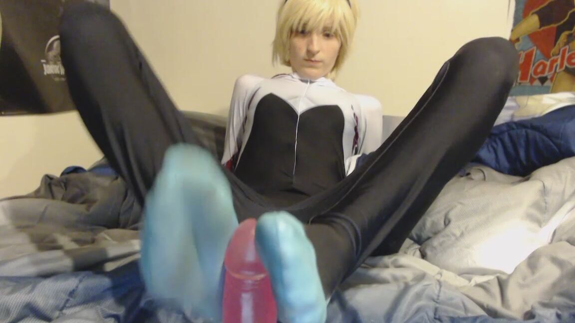 Cosplay, Costume, Foot Fetish, Feet, Footjobs diyarose the adventures of spider gwenie footjob ManyVids