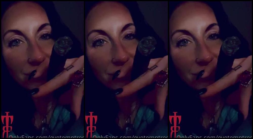 Temptress Raven Eve Aka Evetemptress Onlyfans The View From Your Cage As I Enjoy My Evening Cigar