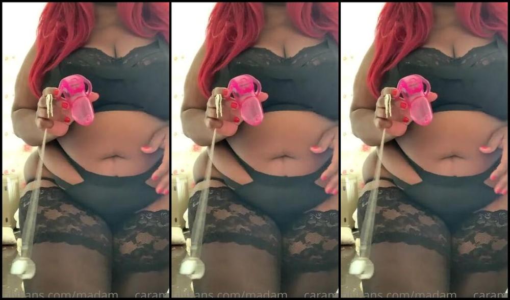 Madam Caramel Onlyfans Locked For My Pleasure You Will Wear A Chastity Device For