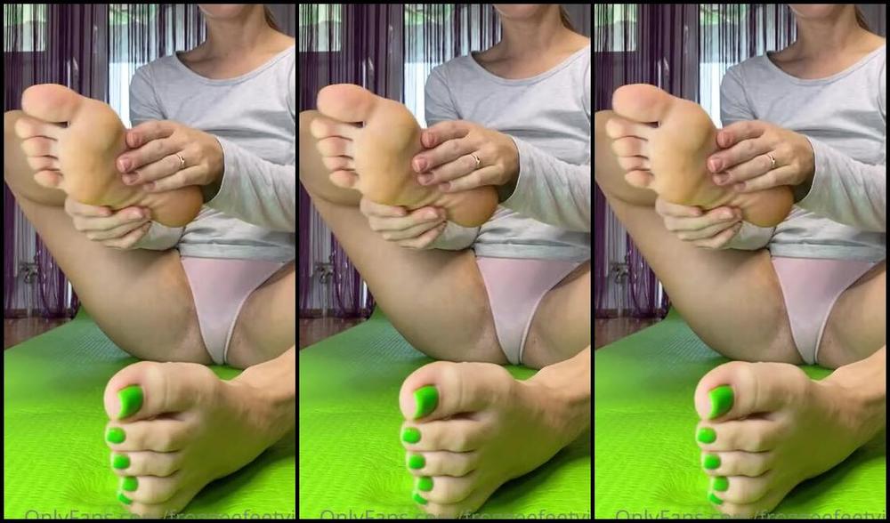 Froggeevip Onlyfans Last Of My Green Toes New Pedi Is